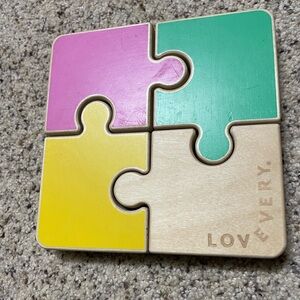LOVEVERY Colorful Wooden Jigsaw Puzzle for Baby/Toddler